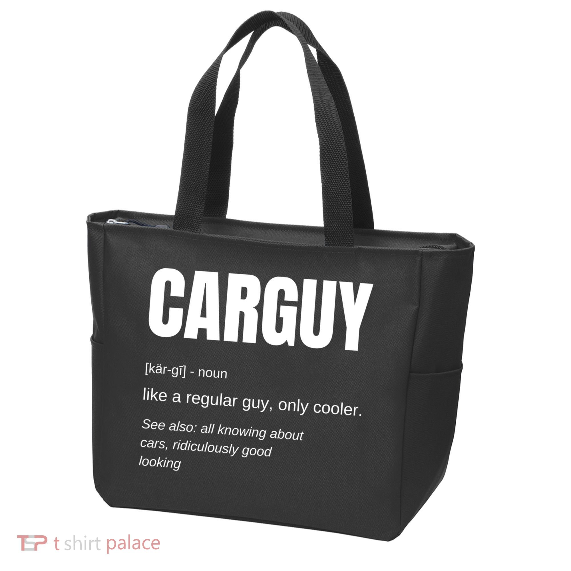 Funny Car Guy Gift Cool Gift Carguy Definition Great Gift Tote Bag