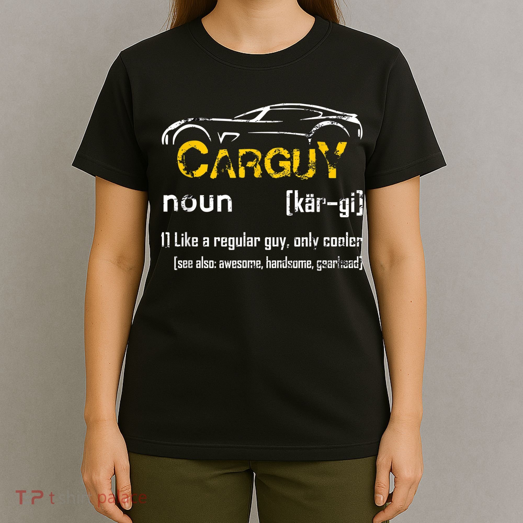 Funny Car Guy Vintage Car Guy Definition Mechanic T-Shirt
