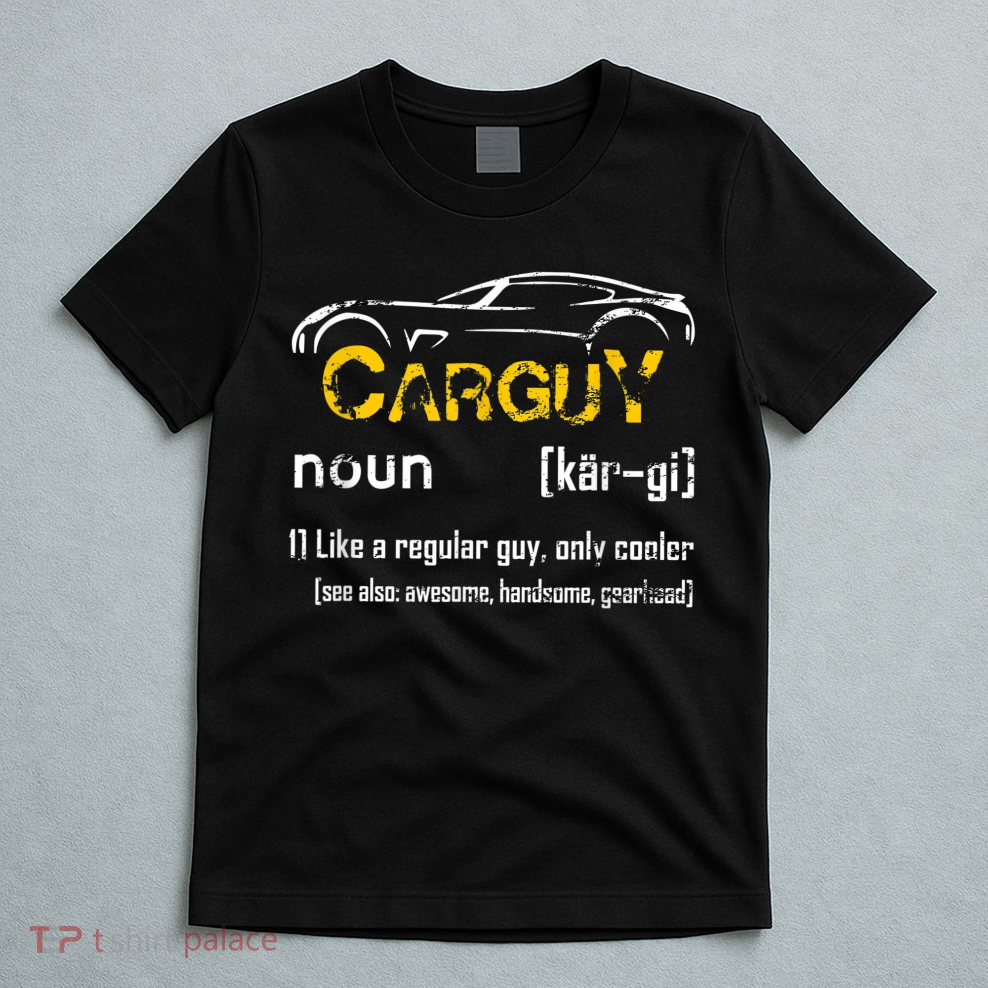 Funny Car Guy Vintage Car Guy Definition Mechanic T-Shirt