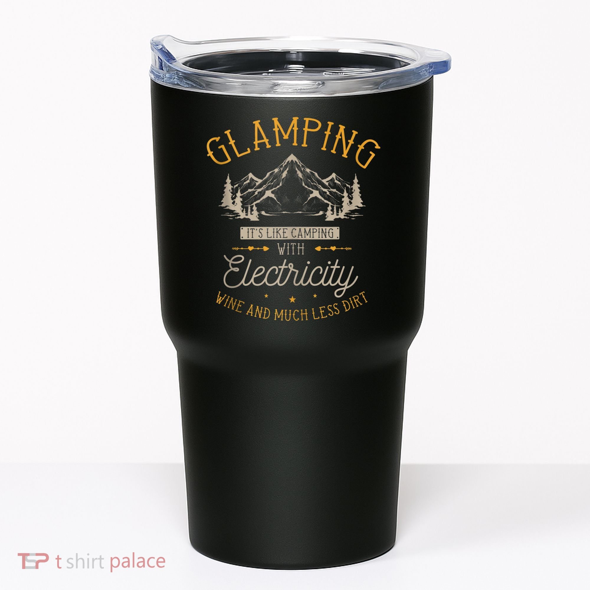 Funny Camper Glamping Nature Drinking Tumbler