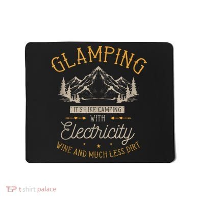 Funny Camper Glamping Nature Drinking Mousepad