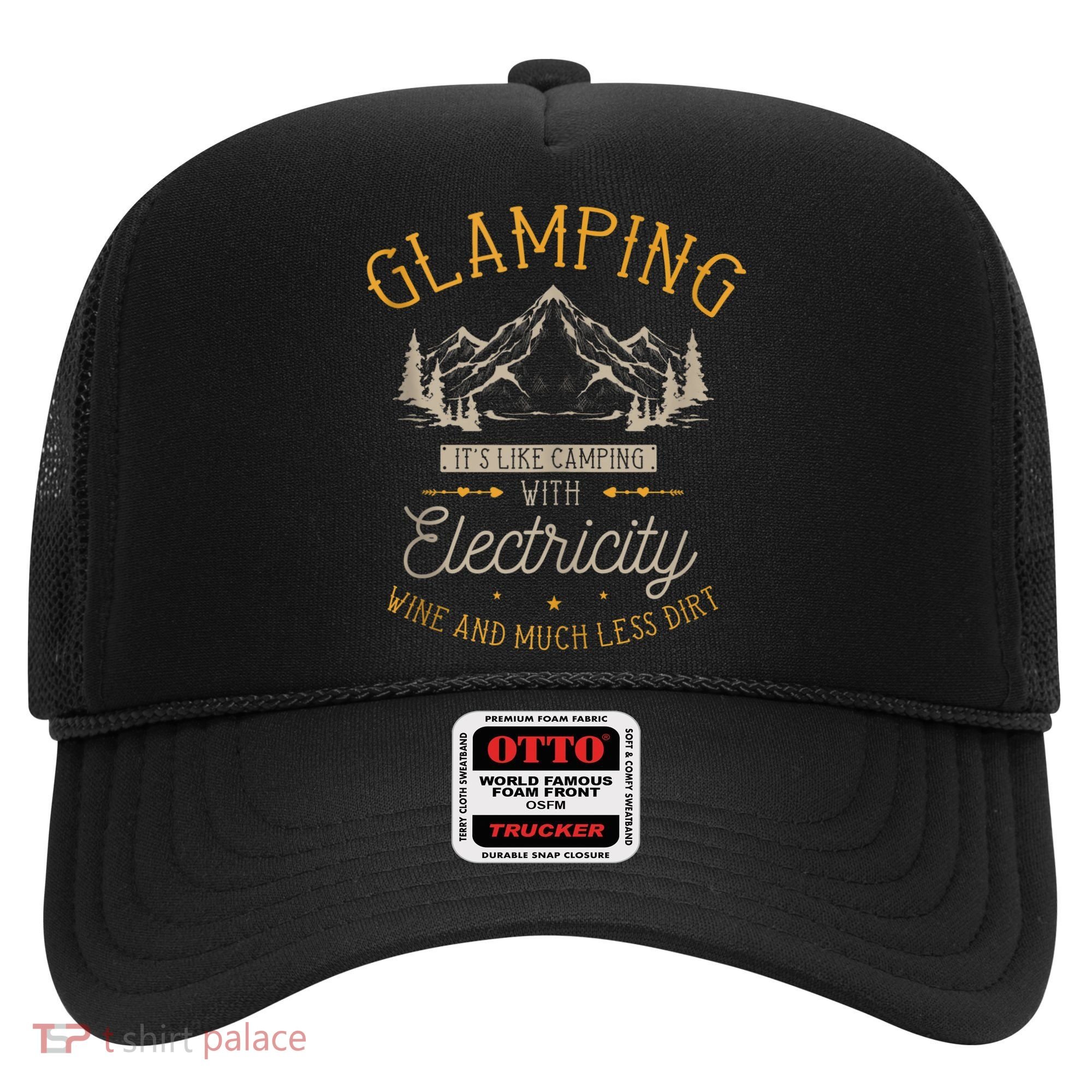 Funny Camper Glamping Nature Drinking Hat