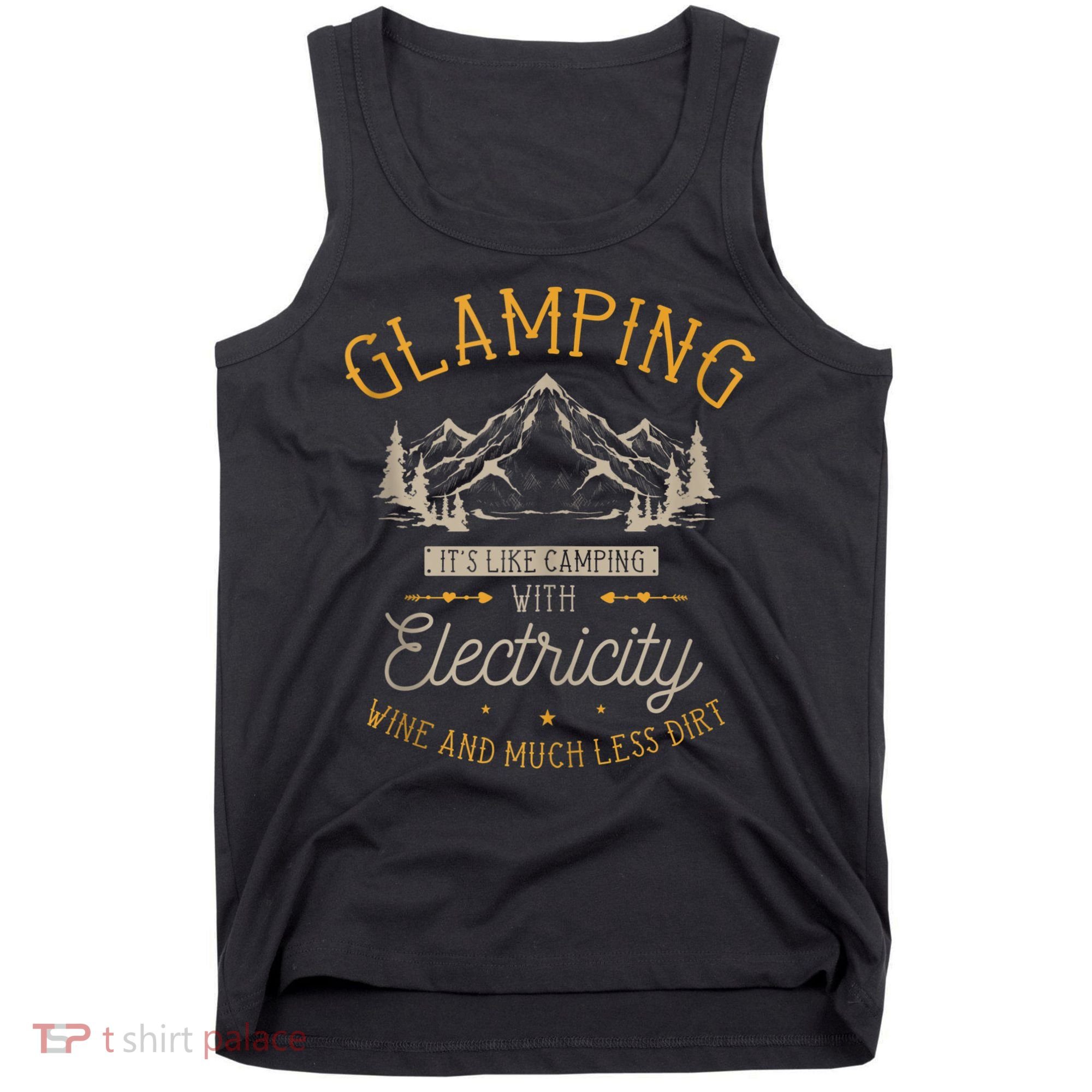Funny Camper Glamping Nature Drinking Tank Top