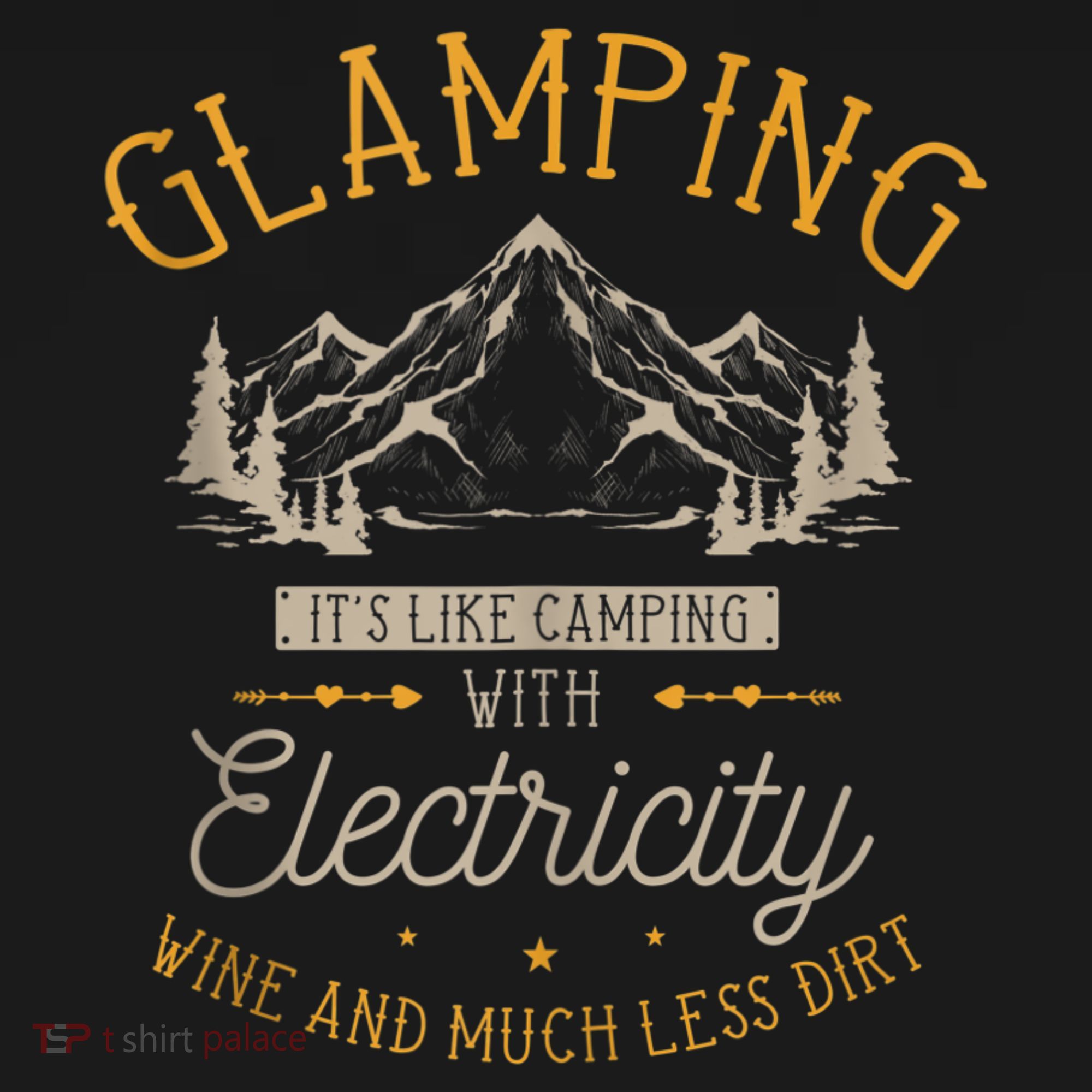 Funny Camper Glamping Nature Drinking Tank Top