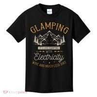 Funny Camper Glamping Nature Drinking Kids T-Shirt thumb 0