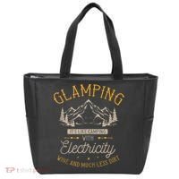 Funny Camper Glamping Nature Drinking Tote Bag thumb 0