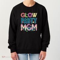 Funny Cute Glow Party Mom Women's Sweatshirt thumb 0