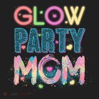 Funny Cute Glow Party Mom Women's Sweatshirt thumb 2