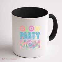 Funny Cute Glow Party Mom Coffee Mug thumb 1