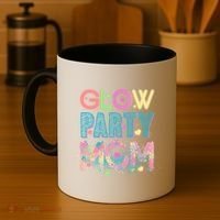 Funny Cute Glow Party Mom Coffee Mug thumb 4