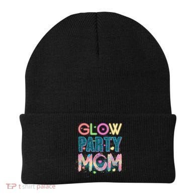 Funny Cute Glow Party Mom Beanie