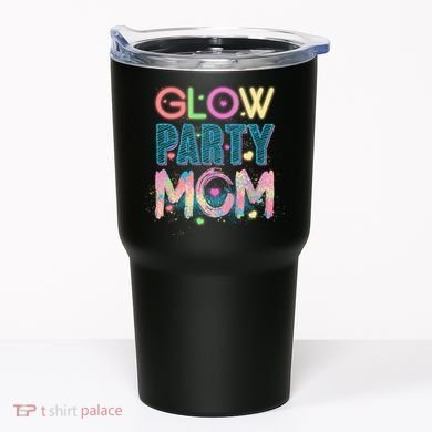 Funny Cute Glow Party Mom Tumbler
