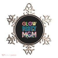 Funny Cute Glow Party Mom Ornament thumb 0