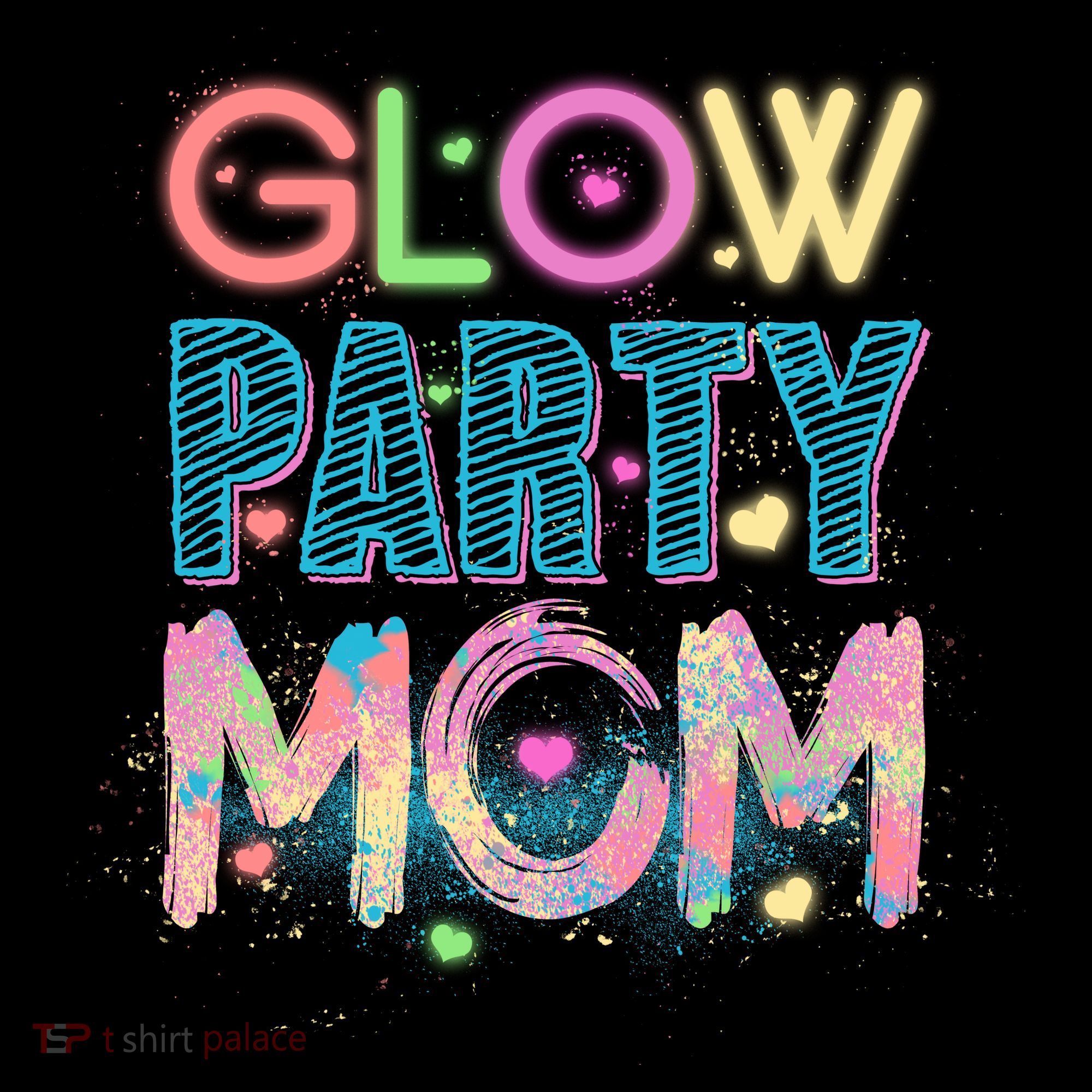 Funny Cute Glow Party Mom Ornament