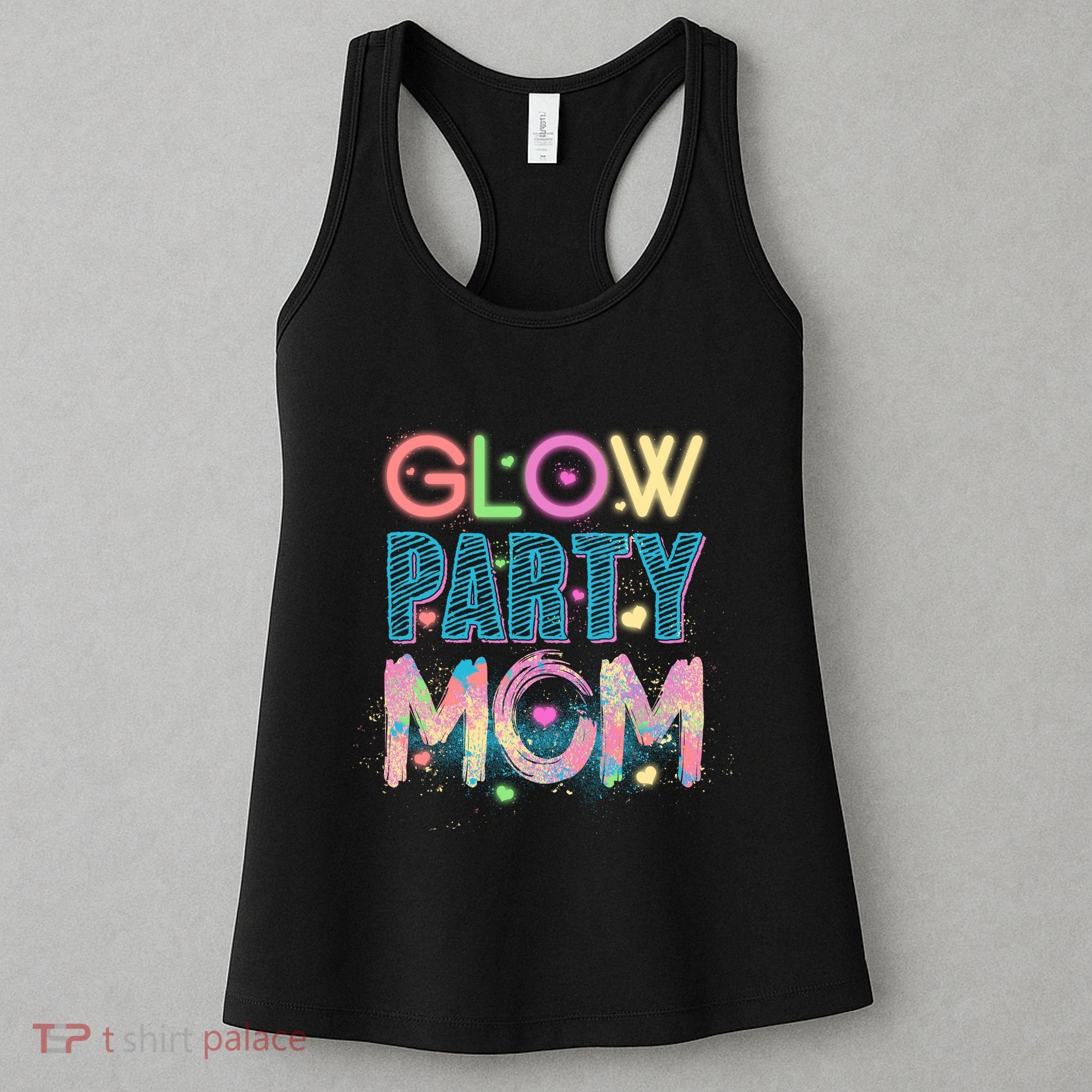 Funny Cute Glow Party Mom Women's Tank Top