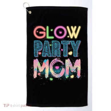 Funny Cute Glow Party Mom Golf Towel