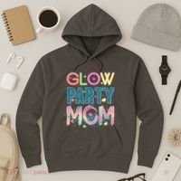 Funny Cute Glow Party Mom Hoodie thumb 3