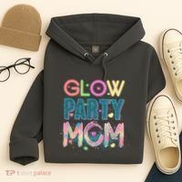 Funny Cute Glow Party Mom Hoodie thumb 4