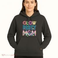Funny Cute Glow Party Mom Hoodie thumb 5