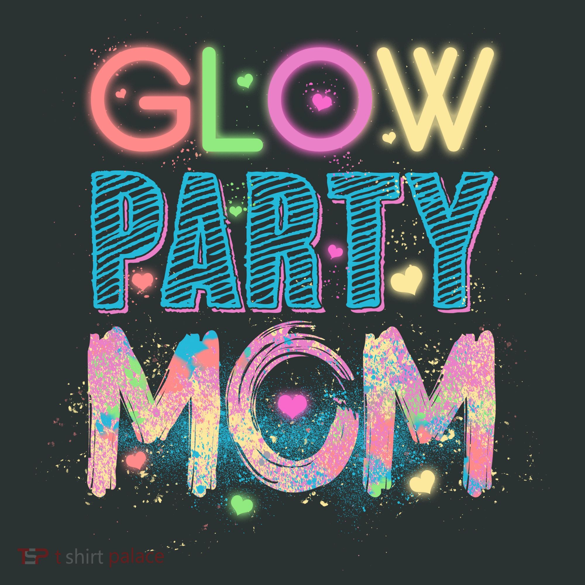 Funny Cute Glow Party Mom Sweatshirt