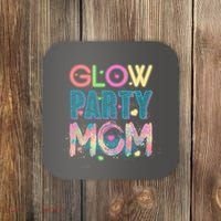 Funny Cute Glow Party Mom Coaster thumb 0
