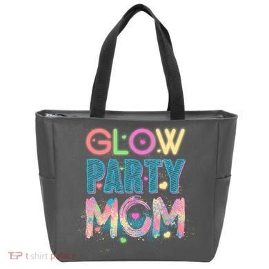 Funny Cute Glow Party Mom Tote Bag