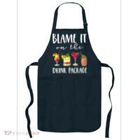 Funny Cruise Gifts Blame It On The Drink Package Apron thumb 0