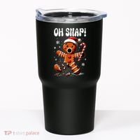 Funny Christmas Gingerbread Man Oh Snap Outfit Pajama Tumbler thumb 0