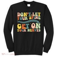 Funny Chiropractor Groovy Spine Doctor Of Chiropractic Sweatshirt thumb 0