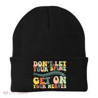 Funny Chiropractor Groovy Spine Doctor Of Chiropractic Beanie thumb 0