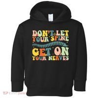 Funny Chiropractor Groovy Spine Doctor Of Chiropractic Toddler Hoodie thumb 0