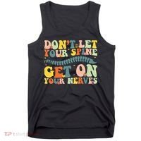 Funny Chiropractor Groovy Spine Doctor Of Chiropractic Tank Top thumb 0