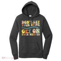 Funny Chiropractor Groovy Spine Doctor Of Chiropractic Women's Hoodie thumb 0