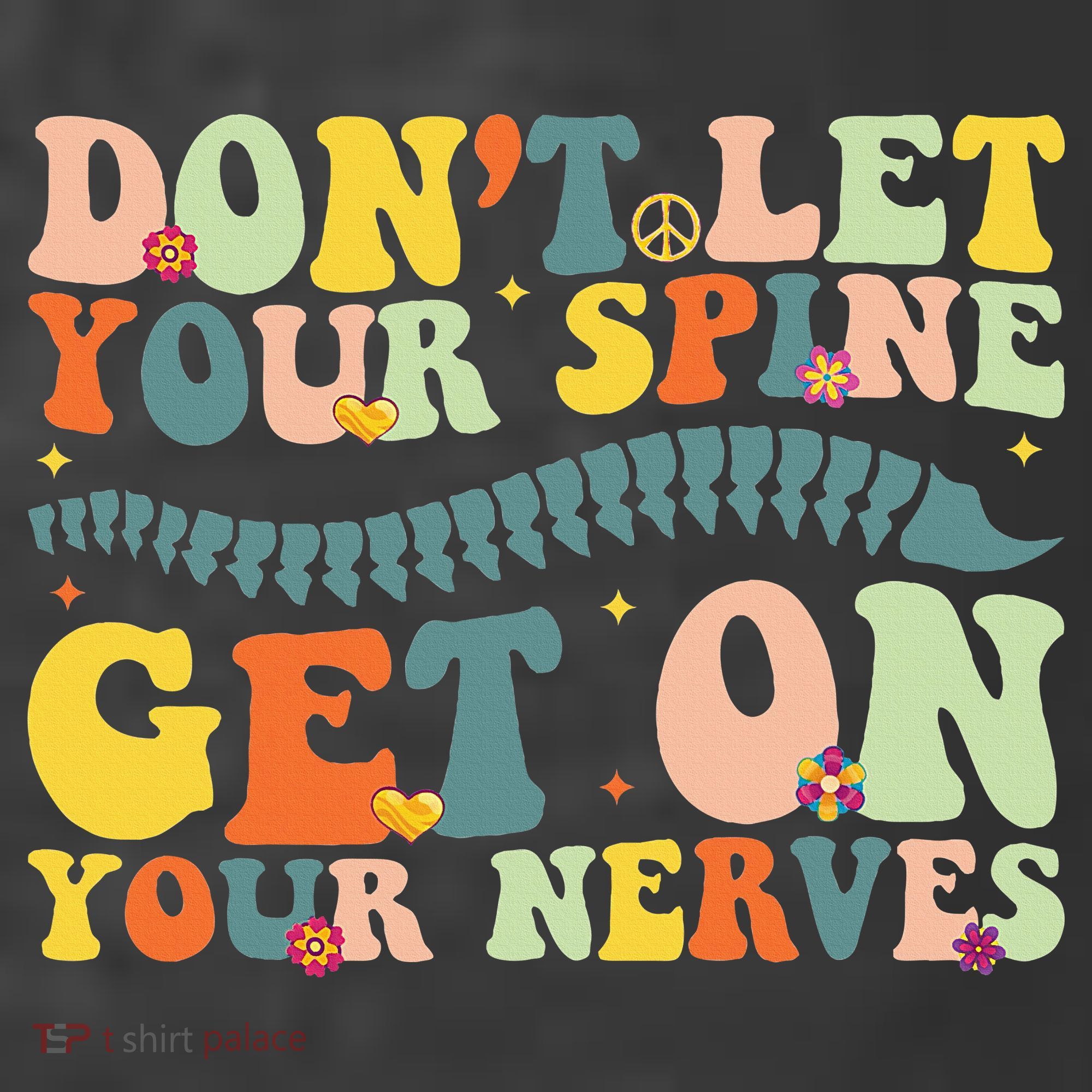 Funny Chiropractor Groovy Spine Doctor Of Chiropractic Women's Hoodie
