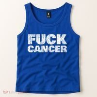 Fck Cancer Gift Cancer Sucks Awareness Survivor Support Cute Gift Tank Top thumb 2
