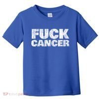 Fck Cancer Gift Cancer Sucks Awareness Survivor Support Cute Gift Toddler T-Shirt thumb 0