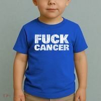 Fck Cancer Gift Cancer Sucks Awareness Survivor Support Cute Gift Toddler T-Shirt thumb 2