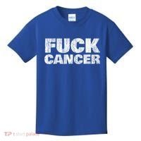 Fck Cancer Gift Cancer Sucks Awareness Survivor Support Cute Gift Kids T-Shirt thumb 0