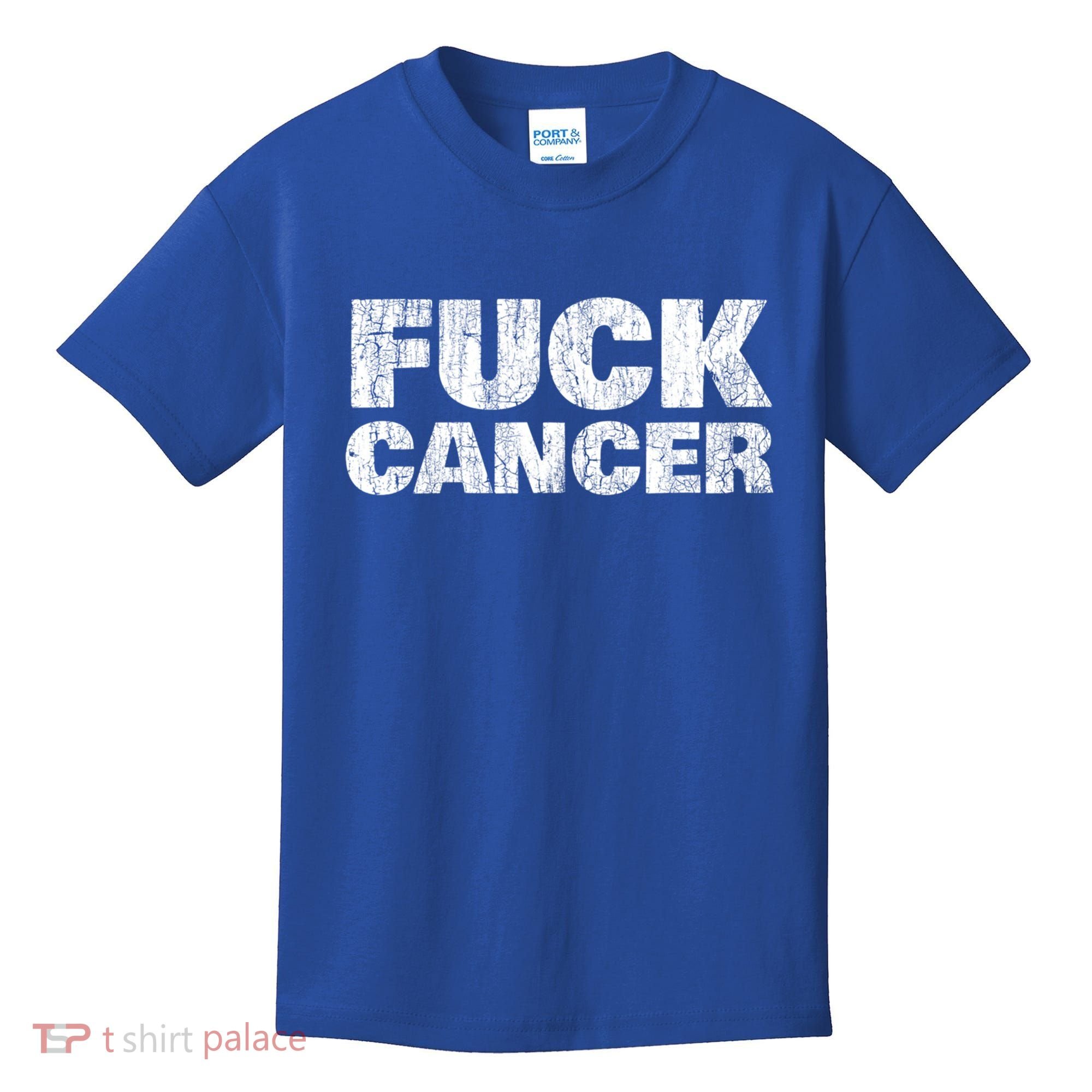 Fck Cancer Gift Cancer Sucks Awareness Survivor Support Cute Gift Kids T-Shirt