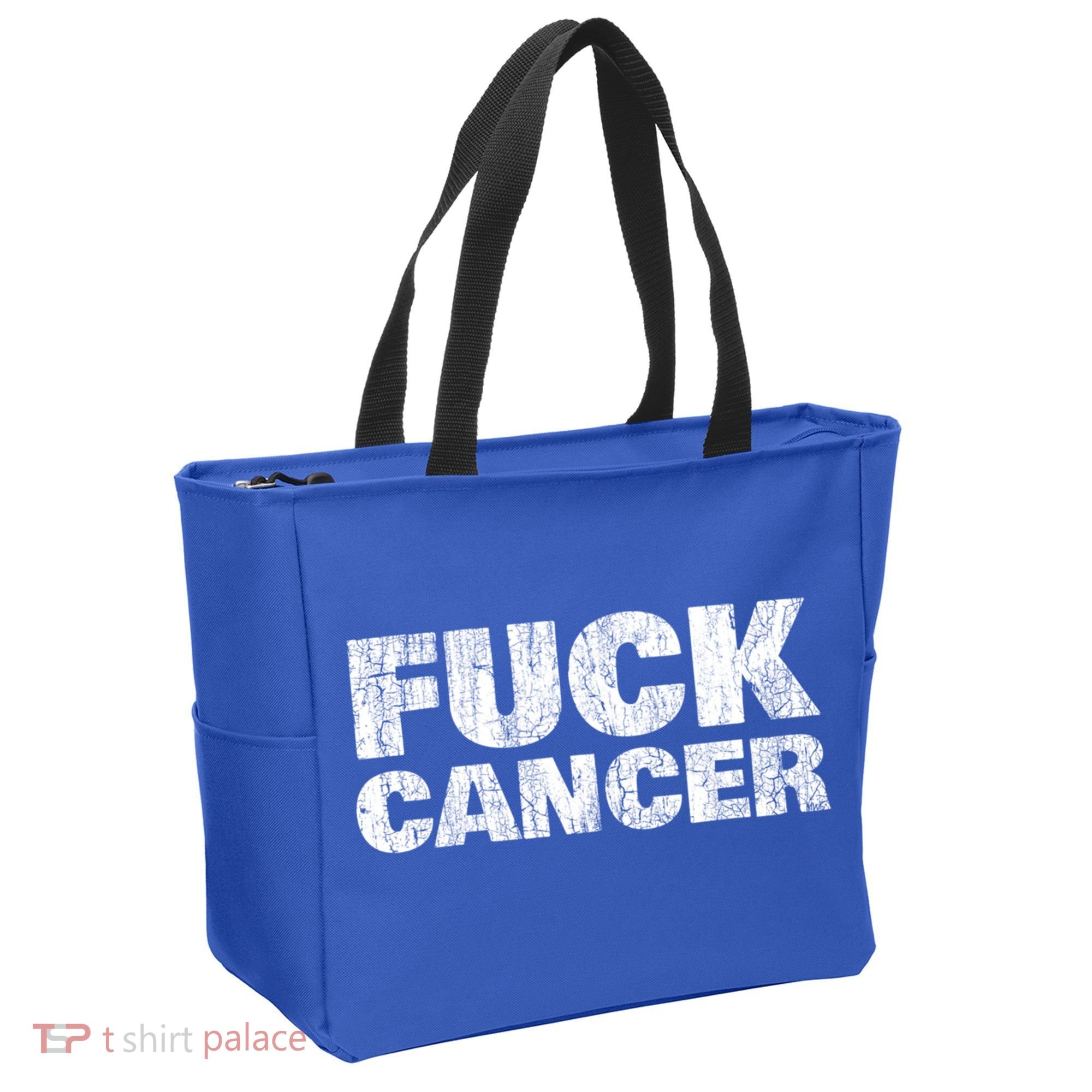 Fck Cancer Gift Cancer Sucks Awareness Survivor Support Cute Gift Tote Bag