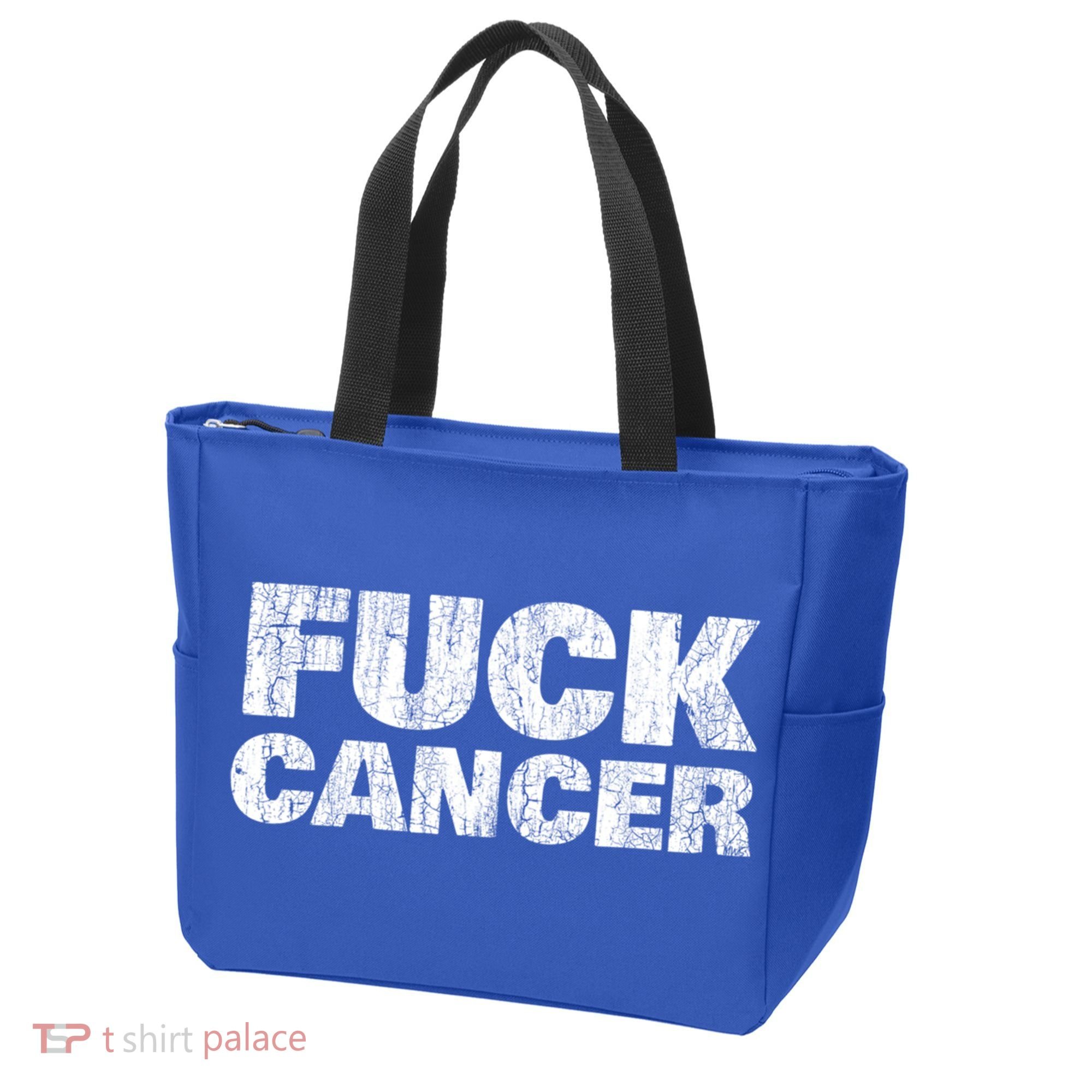 Fck Cancer Gift Cancer Sucks Awareness Survivor Support Cute Gift Tote Bag