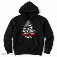 Funny Christmas Gift Airplane Christmas Tree Hoodie thumb 0