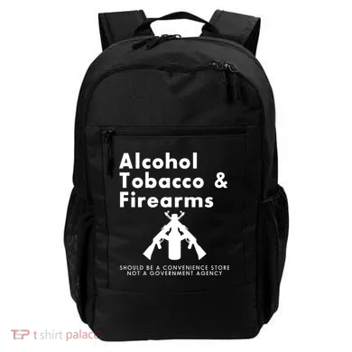 Funny Conservative Gun Rights Second Amendment Backpack