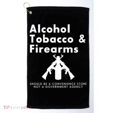 Funny Conservative Gun Rights Second Amendment Golf Towel