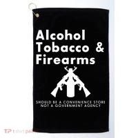 Funny Conservative Gun Rights Second Amendment Golf Towel thumb 0