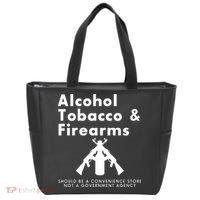 Funny Conservative Gun Rights Second Amendment Tote Bag thumb 0