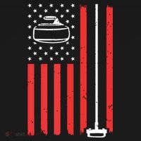 Funny Curling Gift For Men Women Curling Players USA Team Women's Tank Top thumb 5
