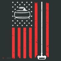 Funny Curling Gift For Men Women Curling Players USA Team T-Shirt thumb 7