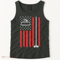 Funny Curling Gift For Men Women Curling Players USA Team Tank Top thumb 2
