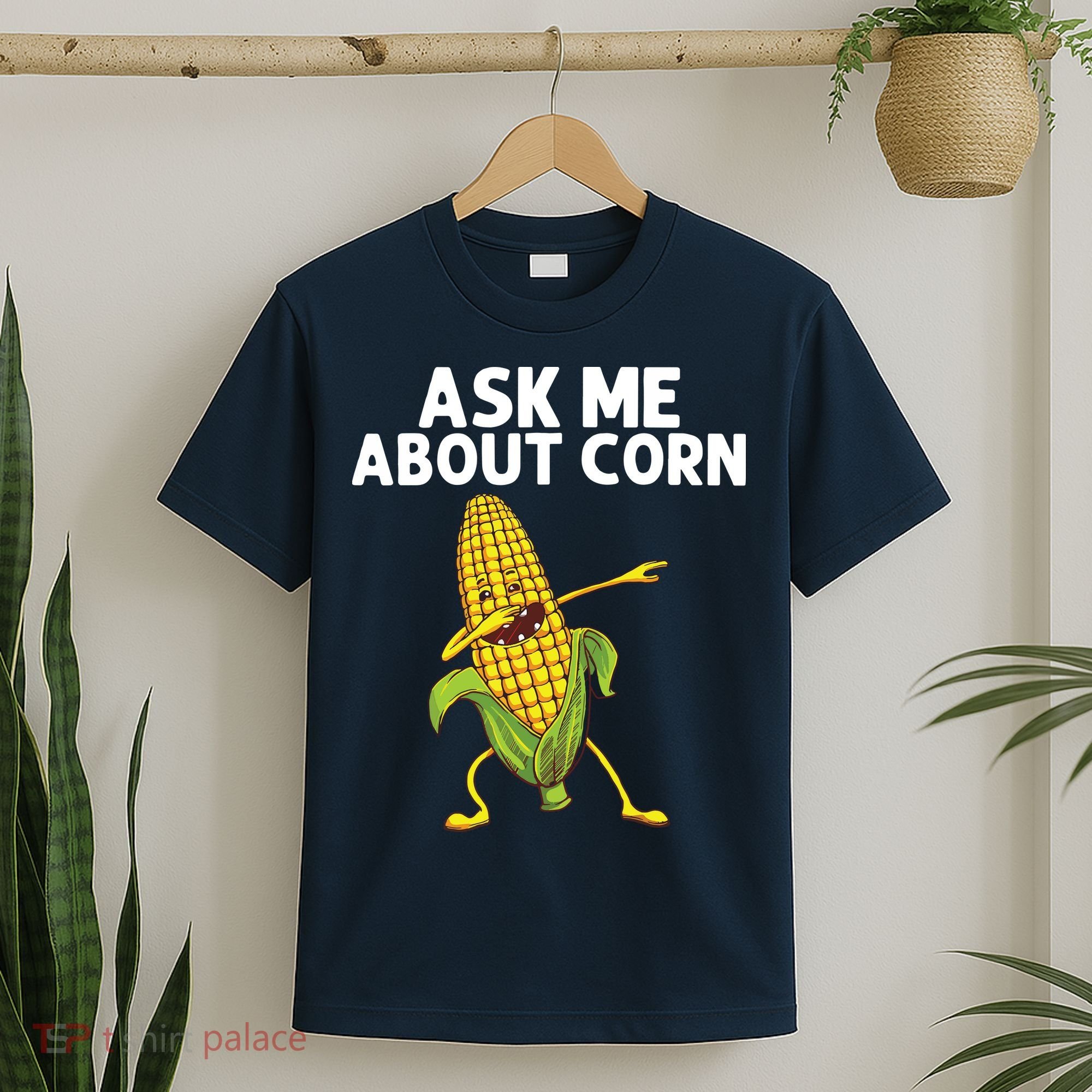 Funny Corn Gift For Men Women Corn On The Cob Costume Farmer T-Shirt